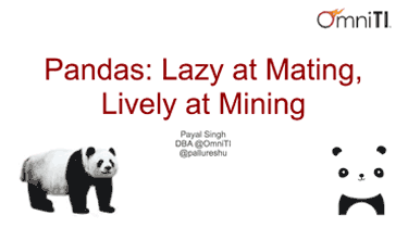 Pandas - Lazy at Mating, Lively at Mining by Payal Singh